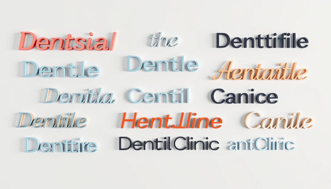 catchy dental clinic names