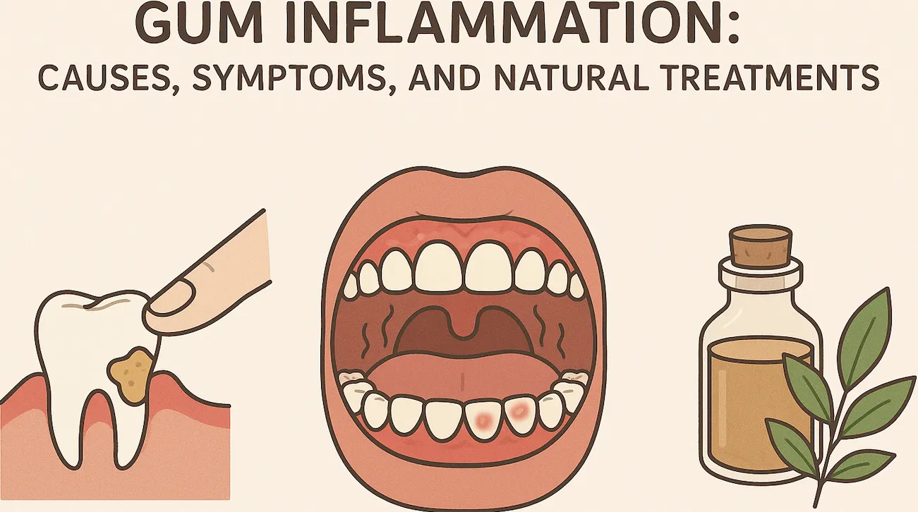 Gum Inflammation: Causes, Symptoms, and Natural Treatments