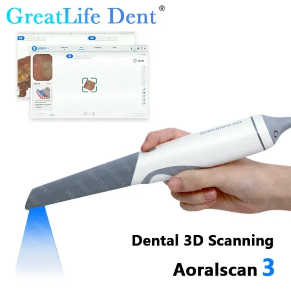 GreatLife Dent SHINING 3D Aoralscan 3 – Advanced AI Intraoral Scanner for Digital Dentistry - Image 4