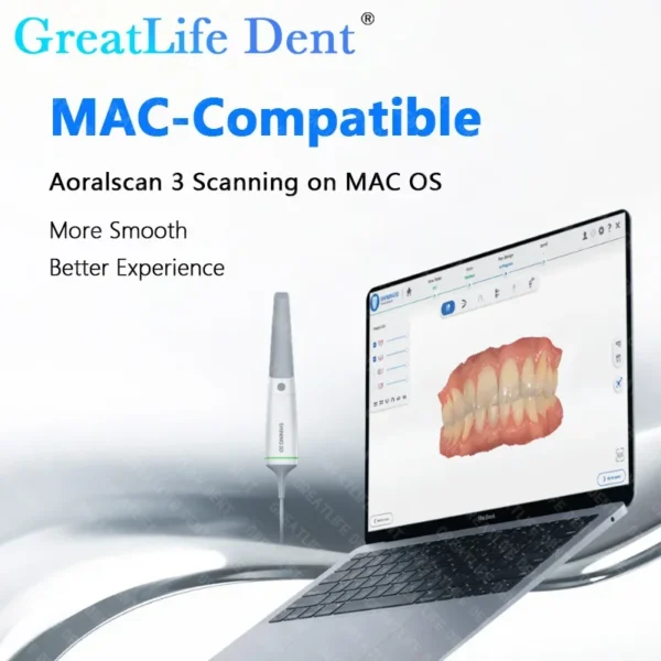 GreatLife Dent SHINING 3D Aoralscan 3 – Advanced AI Intraoral Scanner for Digital Dentistry - Image 1