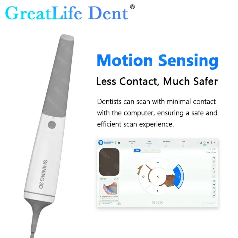 GreatLife Dent SHINING 3D Aoralscan 3 – Advanced AI Intraoral Scanner for Digital Dentistry - Image 3