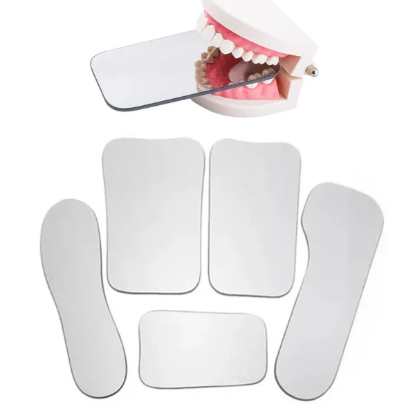 Dental Mirror – Double-Sided Titanium-Coated Intraoral Photography Mirror - Image 1